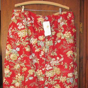 BLAIR HICKORY FLOWER SKIRT 2xl PT